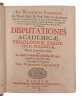 Disputationes academicae, philologicae, exegeticae, polemicae, diversis temporibus habitae (...).. CARPZOV, JOHANN BENEDIKT (+) CARPZOV, SAMUEL ...