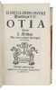 Otia. 3 parts.. GUNDLING, NICOLAUS HIERONYMUS.