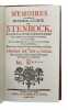 Memoires concernant Monsieur le comte de Stenbock, senateur de Suede, et generalissime des armées de Sa Majesteé suedoise en Allemagne. (NEMEITZ, ...