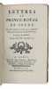 Lettres au Prince Royal de Suède, traduites du suédois. 2 vols. . TESSIN (CARL GUSTAF, COMTE).