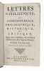 Lettres cabalistiques, ou, Correspondance philosophique, historique & critique. Vol. 1-2 (out of 4). . ARGENS, JEAN-BAPTISTE DE BOYER.