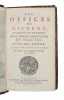 Offices Les offices de Ciceron, traduits en Francois sur la nouvelle edition latine de Graevius, avec les notes et des sommaires des chapitres.. ...