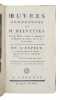 Oeuvres complettes. Nouvelle edition, corrigee et augmentee sur les manuscrits de l'auteur, avec sa vie et son portrait. 5 vols. . HELVETIUS, CLAUDE ...