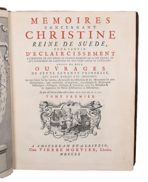 Memoires concernant Christine Reine de Suede, pour servire D'Eclaircissement a L'Histoire de son regne et princip alement de sa Vie privée, et aux ...