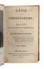 Génie du Christianisme, ou beautés de la religion Chrétienne. 5 tomes. . CHATEAUBRIAND, F. A. de.
