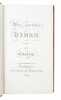 West-oestlicher Divan. - [ONE OF GOETHE’S LAST GREAT LYRICAL WORKS, UNITING EASTERN OF WESTERN POETRY]. GOETHE, JOHANN WOLFGANG von.