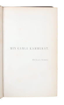 Stille Eksistenser. Fire Livsbilleder (Min Gamle Kammerat. Enkens Søn. Hendes Højhed. Ved Vejen.) - [DEDIKATIONSEKSEMPLAR.]. "BANG, HERMAN.