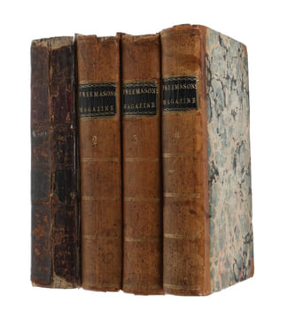 The Freemason's Magazine or General and Complete Library. Vol. 1 - 11. - [“THE ARCHTYPE OF LATER MASONIC PERIODICALS”]. THE FREEMASONS MAGAZINE - 