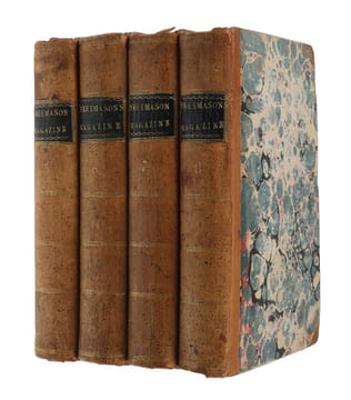 The Freemason's Magazine or General and Complete Library. Vol. 1 - 11. - [“THE ARCHTYPE OF LATER MASONIC PERIODICALS”]. THE FREEMASONS MAGAZINE - 