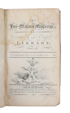 The Freemason's Magazine or General and Complete Library. Vol. 1 - 11. - [“THE ARCHTYPE OF LATER MASONIC PERIODICALS”]. THE FREEMASONS MAGAZINE - 