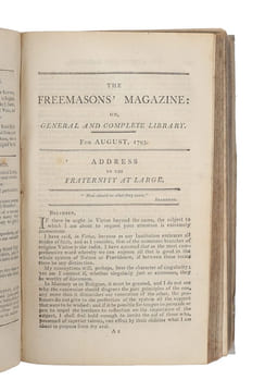 The Freemason's Magazine or General and Complete Library. Vol. 1 - 11. - [“THE ARCHTYPE OF LATER MASONIC PERIODICALS”]. THE FREEMASONS MAGAZINE - 