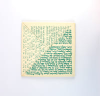 De Kwadraat-Bladen - The Quadrat-Prints - Le feuilles-Cadrat - Die Quadrat-Blatter. An unreadable quadrat-print by Bruno Munari