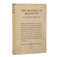 The Meaning of Relativity