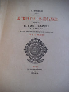 Le triomphe des Normands - La Dame à l’agneau