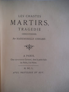 La tragédie des chastes martyrs.