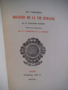 Le variable discours sur la vie humaine