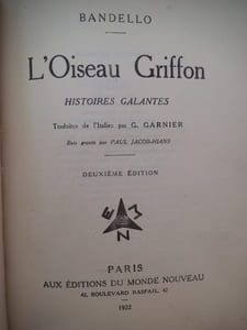 L’oiseau griffon