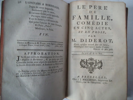 TANCREDE-Le siège de Calais-Examen impartial du siège de Calais-Le bienfait rendu,ou le négociant.L’anglois à Bordeaux- Le père de famille.  . ...