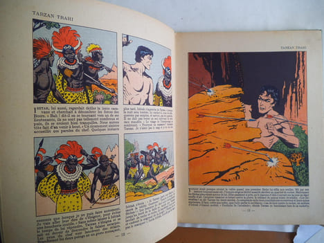 Tarzan trahi.adaptation française P.F.Caille.. BURROUGHS Edgar Rice.