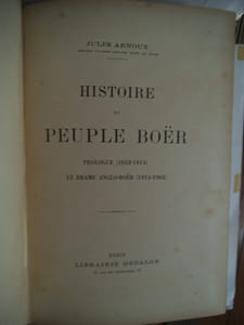 Histoire du Peuple BOËR