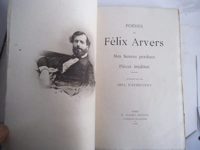 Poésies de Félix ARVERS mes heures perdues