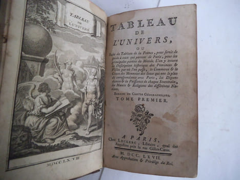 Tableau de l’univers . anonyme