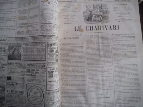LE CHARIVARI 1876 . Collectif