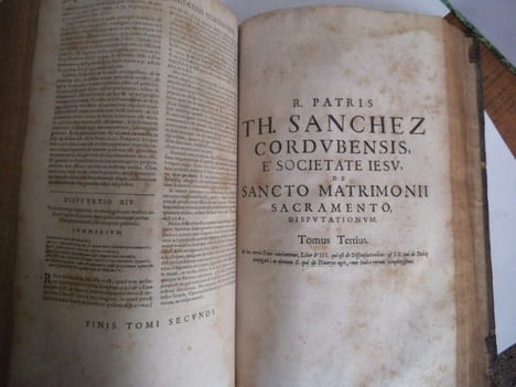de sancto matrimonii sacramento disputationum. . SANCHEZ Thomas
