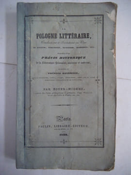 La Pologne littéraire.. BOYER-NIOCHE Jean Auguste