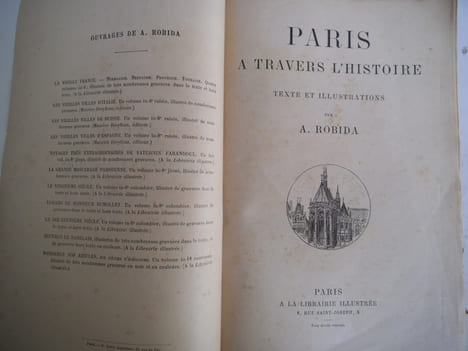 Paris à travers l’histoire . ROBIDA Albert