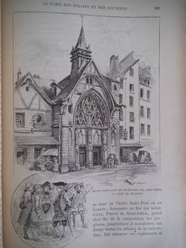 Paris à travers l’histoire . ROBIDA Albert