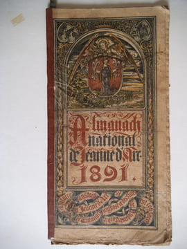 Almanach national de Jeanne d’arc 1891. CORDIER Auguste