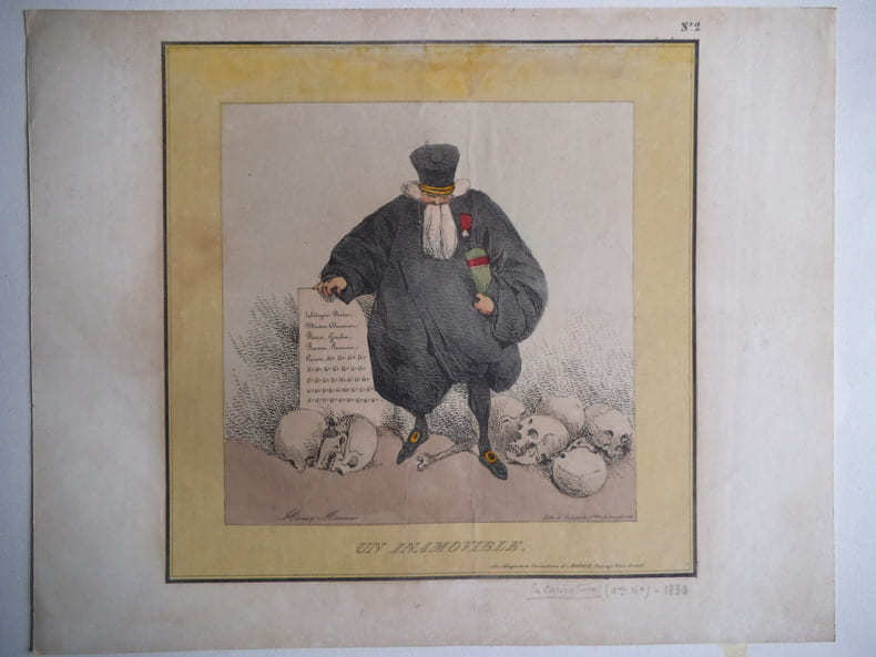  Un inamovible. MONNIER henry 