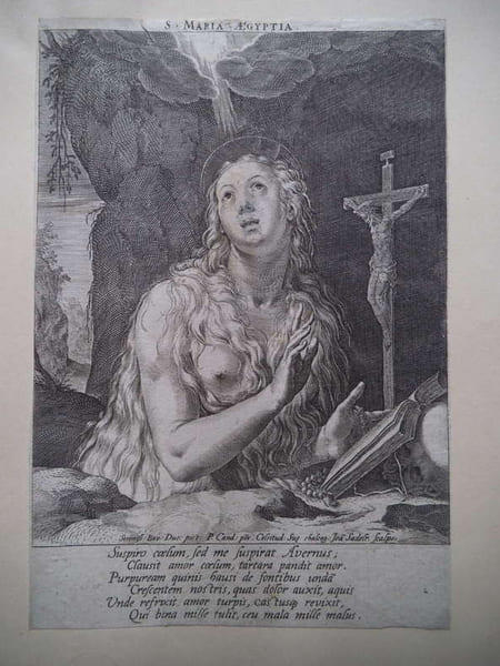 Ste Marie L’&eacute;gyptienne. SADELER jean 