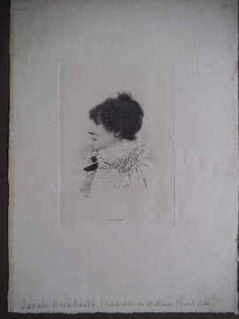 SARAH BERNHARDT . BARBOTIN William 
