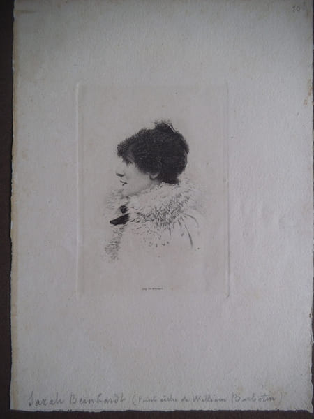 SARAH BERNHARDT . BARBOTIN William 