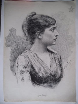 Jane HADING . HANRIOT Jules