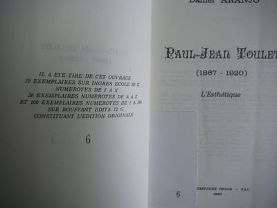 Paul-Jean TOULET 1867 1920 La vi l’œuvre.L’esthétique