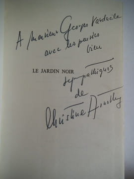 Le jardin noir . ARNOTHY Christine