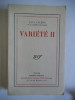 Variété II. VALERY Paul 