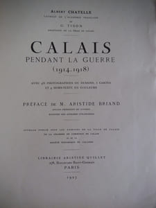 CALAIS pendant la guerre (1914-1918)