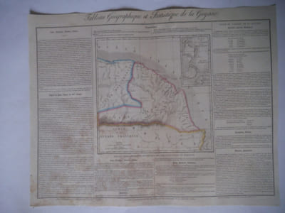 carte de la Guyane.