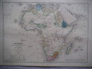  Carte de l’Afrique . SCHNITZLER J.H  