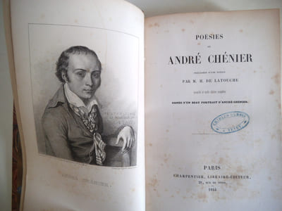 Poésies notice de M.H de Latouche.