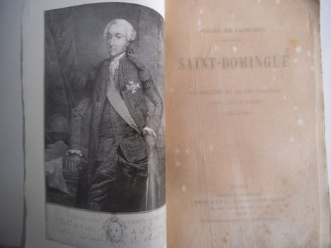 Saint Domingue (1629-1789). VAISSIERE Pierre de 