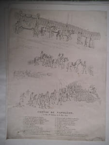 Convoi de Napoléon à l’île de Ste Hélène le 8 mai 1821
