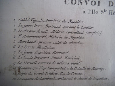 Convoi de Napoléon à l’île de Ste Hélène le 8 mai 1821