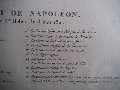 Convoi de Napoléon à l’île de Ste Hélène le 8 mai 1821