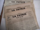 Journaux quotidiens 1848 et 1871 . Collectif 