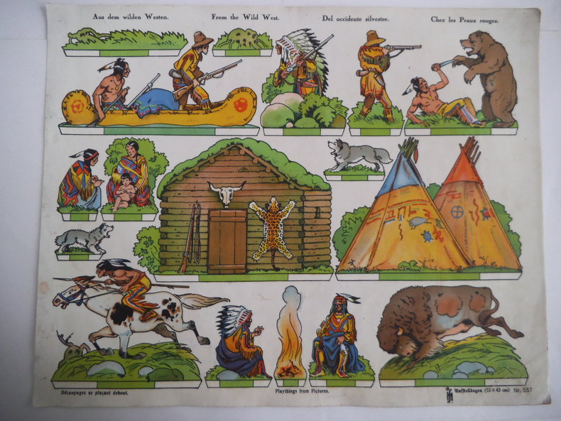 Chez les peaux rouges. Anonyme